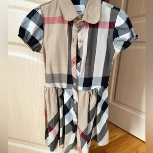 Plaid kids dress
